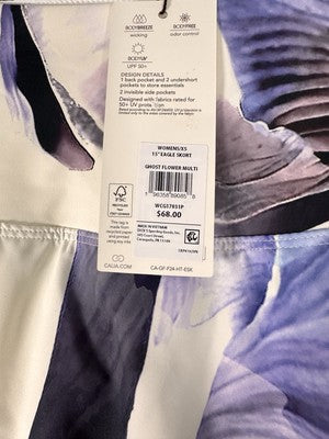 Calia By Carrie Underwood Skort XS Purple Floral Skirt & Shorts Golf Tennis NEW