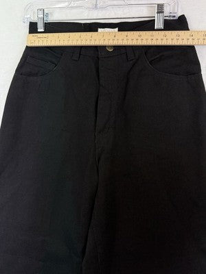 Vintage 80s Women Jeans 8 Moda Intl High Rise Mom Black Made In USA 100% Cotton