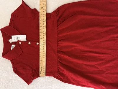Gap Kids Girls XS 4-5 Lot Polo Dress Red Blue Short Sleeve New NWT