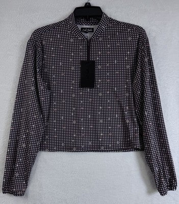 Bad Birdie Womens Small Golf Top UV Long Sleeve Shirt Throwing Darts New NWT $88