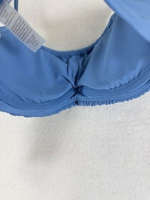 Calia Swim Top Small Bikini Tranquil Blue Tie Back Womens Swimwear New NWT