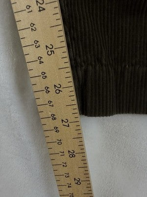 Orvis Womens Pants 14 Petite Pull On Corduroy Brown