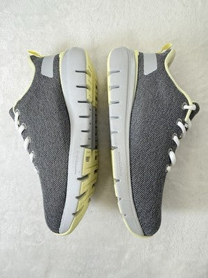 Kuru Shoes Womens 7.5 Wide Flex Via Dove Gray Sneakers Plantar Fasciitis New
