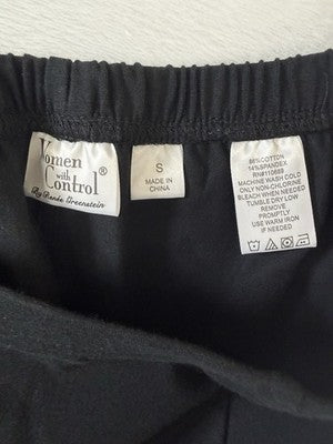 Women With Control Capri Pants Small 86 14 Lot Knit Pull On 3 Pairs Black Womens