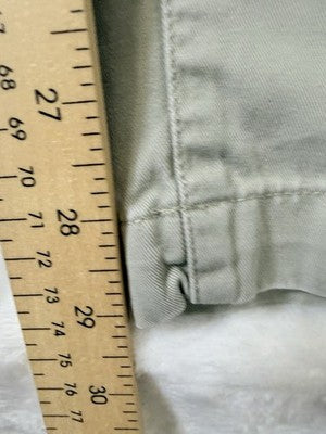 LL Bean Womens 8 Khaki Pants Tan Beige Vintage 90s High Rise 100% Cotton