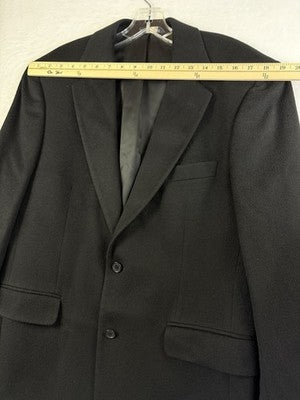 Brooks Brothers 100% Cashmere Jacket 39R Black Blazer Mens