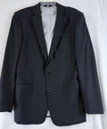 Brooks Brothers Jacket 40L Black Suit Blazer Explorer Regent Fit Wool Blend Mens