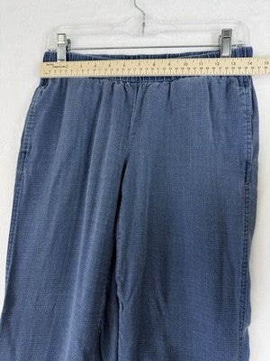 J Jill Indigo Pants XS Petite Tencel Pull On Blue Joggers