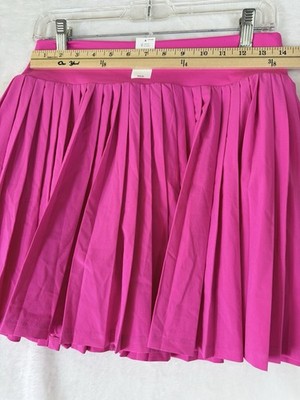 Gap Fit Pleated Exercise Skort Medium Tall Pink Women GapFit Skirt W/ Shorts New