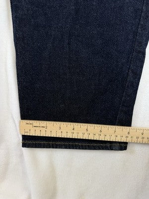 Talbots Slim Straight Ankle Jeans 16 Dark Blue Regina Wash Womens Denim