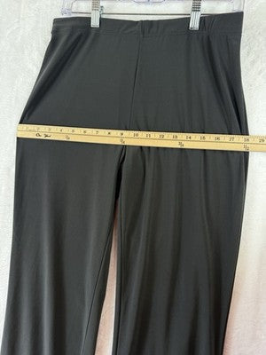 Clara Sun Woo Signature Pants XL Gray Pull On Straight Leg Sunwoo Womens