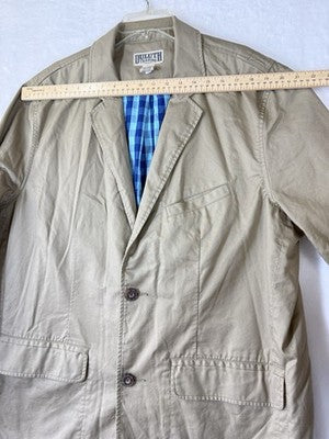 Duluth Trading Jacket XL Tall Mens Utility Field Tan Beige Pockets Presentation