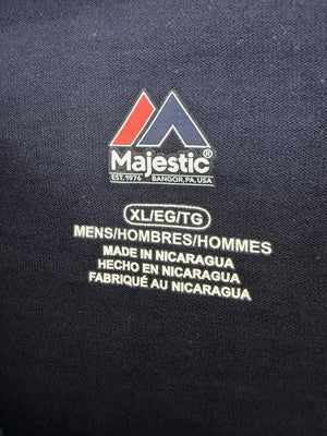 Minnesota Twins Shirt Mens XL Blue Cotton Short Sleeve Tee Majestic MLB Baseball
