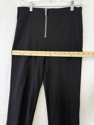 Garage Pants Medium Black High Rise Zipper Slim Womens