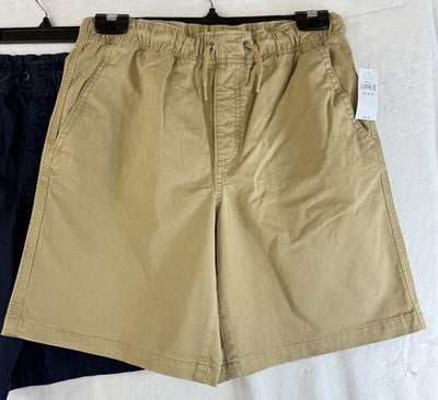 Gap Kids Shorts Lot XXL 14/16 Boys Blue Tan Relaxed Easy Pull On 6.5” New NWT