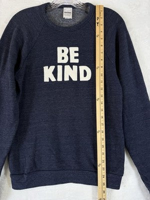 Declan My Time On Earth Kids Fleece Be Kind Sweatshirt Blue LA Made In USA
