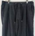 Gap Joggers Men Small Navy Blue Elastic Waist Drawstring Cotton Blend