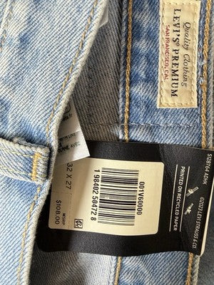 Levis 501 ‘90s Ankle Jeans Women 32 Mid Rise Straight Leg Blue 90s 32x27 New NWT