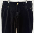 Inc International Concepts Pants 8 Black Velour Velvet Stretch Skinny Womens