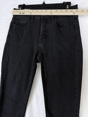 Gap True Skinny Mid Rise Jeans 27 4 Black Denim Lot 2 Pairs Womens