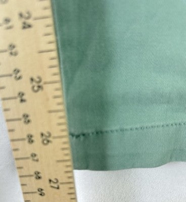Lands End Chino Pants 20W Green Plus Size Womens