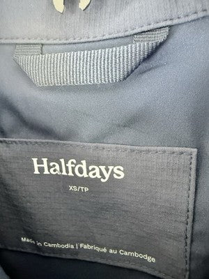 Halfdays Nan Field Jacket XS Womens Navy Blue Utility New NWT $145