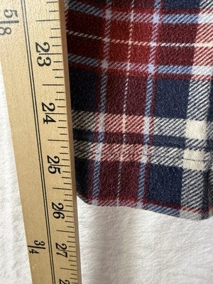 LL Bean Flannel Pajama Pants XS Petite Red Plaid Cozy 100% Cotton Womens