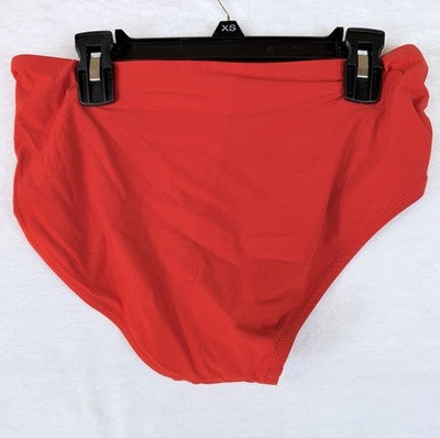 Calia Swim Bottom XS Red Adjustable Tie Front Womens Tankini Swimwear New NWT