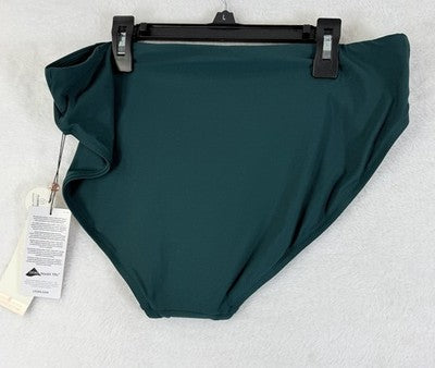 Calia Swim Bottom Large Womens Sea Green Core Mid Rise Bikini Swimwear New NWT