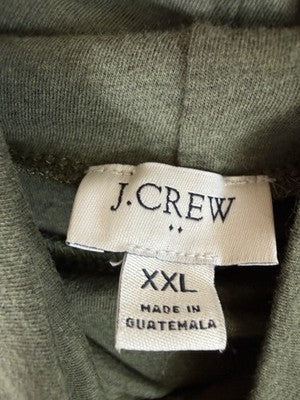 J Crew Turtleneck Top XXL Green Knit Long Sleeve Womens