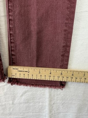 American Eagle Crop Jeggings Size 6 Jeans Pink Womens Denim Cropped