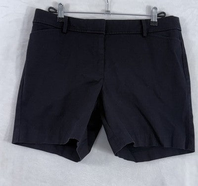 Talbots Perfect Shorts 12 Petite 12P Black Chino Cotton Stretch Womens