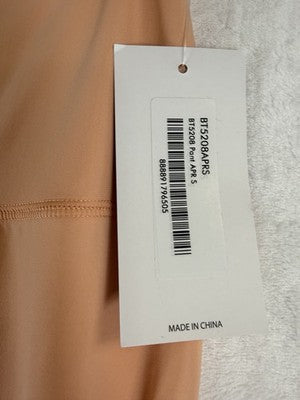 BalTogs Dancewear Leggings Small Pants High Waist Peach Pink Dance New NWT