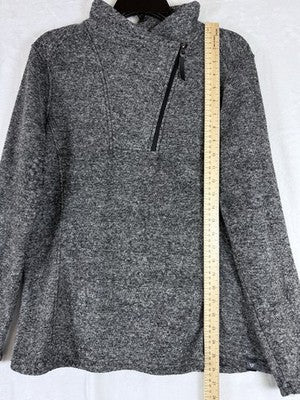 Life Integrity Earth Top Large Pullover Fleece Gray LIV Womens Sweatshirt