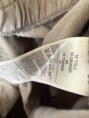 Gap Heavyweight Wide Leg Pants Medium Tall Womens Pull On Knit *FlawRead