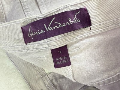 Gloria Vanderbilt Amanda Jeans 10 Long Womens Light Purple Denim