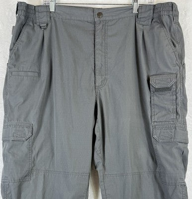 5.11 Tactical Pants 42x30 Gray Taclite Pro Performance Ripstop Cargo 74273