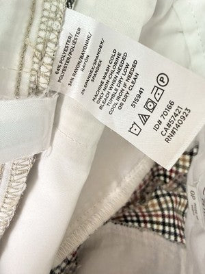 Ann Taylor Loft Pants O Petite Slim Plaid Womens 0P