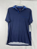 Golf Polo Small Men’s Blue Shirt Head Short Sleeve UPF 50+ NWT