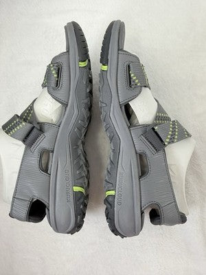 Kuru Mens Sandals 9 Current Gray Shoes Hiking Plantar Fasciitis New