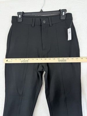 Gap Ponte Skinny Pants 6 Womens Black Double Knit Front Seam New NWT