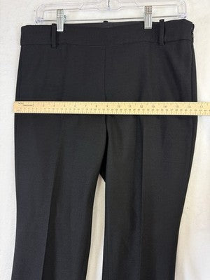 J Crew Minnie Pants 4 Black Wool Blend Stretch Womens