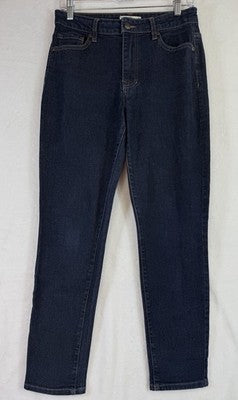 Harper Jeans 28 High Rise Skinny Dark Blue Womens Denim