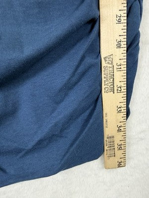 Banana Republic Dress Small Blue Womens Jersey Knit Blouson Long Sleeve Modal