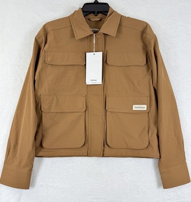 Halfdays Nan Field Jacket XS Womens Nuthatch Brown Utility New NWT $145