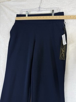 Diane Gilman DG2 Pants Medium Petite Pull On Straight Leg Womens Stretch New NWT