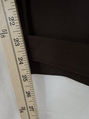 Lauren Ralph Lauren 16 Womens Belted Ponte Cargo Pants Brown New NWT