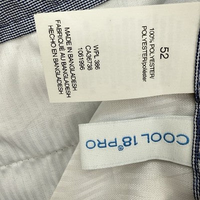 Haggar Cool 18 Pro Shorts 52 Blue Mens Big And Tall 10.5” New NWT