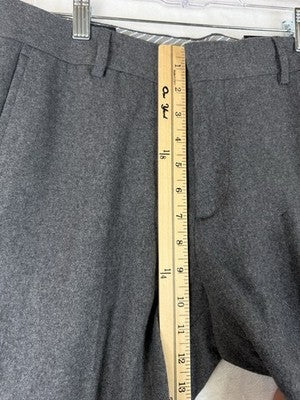 Banana Republic Emerson Vintage Straight Fit Pants 30x30 Men Gray Wool Blend New