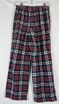 LL Bean Flannel Pajama Pants XS Petite Red Plaid Cozy 100% Cotton Womens